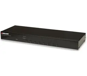 Intellinet KVM-Switch 8/1 schwarz / KVM-Switch / USB / PS/2 / 8 Ports / 19"