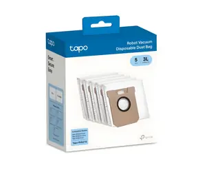 TP-LINK Tapo RVA210 / Einweg-Staubbeutel / 5 Stück / 3 l / für Tapo RV50 Omni und RV50 Pro Omni