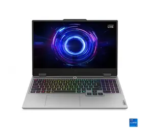 Lenovo LOQ 15IRX10 grau / Notebook / 15,6" FHD / Intel Core i5-13450HX / 16 GB RAM / 512 GB SSD / RTX 5050 8 GB / Ohne Betriebssystem