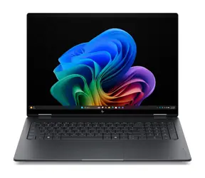 HP OmniBook X Flip AI 16-cb0071ncx, grau / 2-in-1-Notebook / 16" 3K OLED-Touchscreen / Intel Core Ultra 7 355 / 16 GB RAM / 1 TB SSD