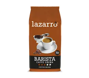 Lazarro Barista Caffe Crema 1 kg / Kaffeebohnen / für Espresso und Milchkaffee