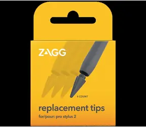 ZAGG Ersatzspitzen für Pro Stylus 2, grau / Spitzen / 4 Stück