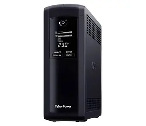 CyberPower Value Pro GreenPower schwarz / USV / 1200 VA / 720 W / Line-Interactive / 8x IEC C13 / LCD