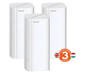 Tenda Nova ME3 Pro 3 Stück / Mesh-System / WiFi 7 / BE3600 / 9x GLAN/GWAN / WPA3 / VPN-Server