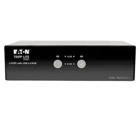 EATON B004-DPUA2-K / KVM-Switch / DisplayPort / 4K 60Hz / USB-Hub / Audio