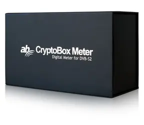 AB-COM Cryptobox Messgerät / Signalmesser / DVB-S/DVB-S2 / 2,4"-LCD-Display / Lithium ION Akku