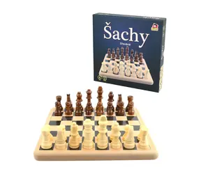 MADE 02120 Holzschach / 21 x 21 cm / 32 Figuren / ab 6 Jahren