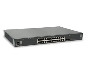 LevelOne GTL-2891 / Switch / 24x GbE / 2x SFP+ 10G / Managed L3 / 19"