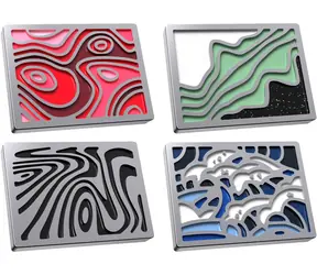 HyperX Abstract Series / Magnetische Abzeichen / für HyperX-Tastaturen / 4 Stück pro Packung