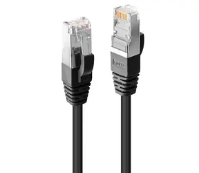 Lindy Cat6 S/FTP PIMF schwarz 7,5 m / Patchkabel / RJ45-RJ45 / LSZH / 250 MHz