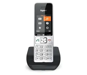 Gigaset COMFORT 500 silber-schwarz / Schnurlostelefon / DECT / TFT-Display / Freisprechfunktion / 200 Kontakte