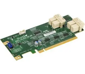 SuperMicro AOC-SLG3-4E4R / Controller / 4X NVMe SFF-8643 / PCIe x16 Gen3 / Low Profile