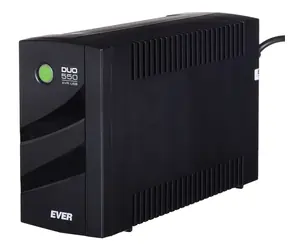 Ever DUO 550 PL AVR USB schwarz / USV-Notstromversorgung / 550 VA / 330 W / Line-Interactive / AVR / USB