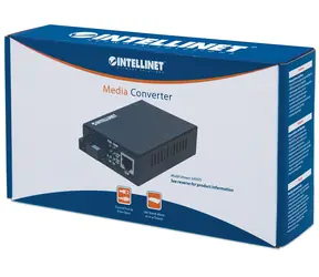 Intellinet Gigabit-Medienkonverter SM 20 km / Medienkonverter / SC / 1000Base-LX / RX 1550 / TX 1310 nm