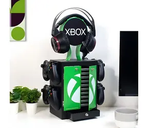 NUMSKULL Xbox Gaming-Schrank / Spielehalter / Xbox / LED-Hintergrundbeleuchtung / 4 Fächer