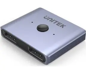 Unitek Bidirektionaler DisplayPort 1.4 2-in-1-Switch / Switch / 8K