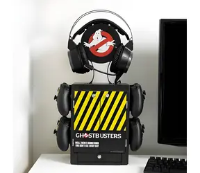 NUMSKULL Gaming-Schrank Ghostbusters / Spiele-Disc-Regal / Xbox / schwarz-gelb
