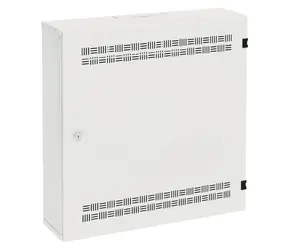 Solarix LC-18 weiß / Wandmontierter Datenschrank / 550 x 550 x 150 mm / Schienen 2U, 4U, 11U / IP20