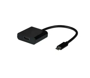 EFB USB-C - HDMI schwarz / Adapterkabel / 4K 30Hz / HDCP 1.4 / 0,15 m
