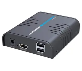 Xtendlan HDMI-Extender über LAN, Empfänger / HDMI-Empfänger über LAN / IP/UDP / 1080p / USB / KVM