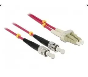 OPTIX LC-ST / Optisches Patchkabel / 50/125 / OM4 / Duplex / 15 m