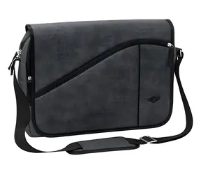 WEDO Messenger Bag College grau / Laptoptasche / 15,6" / Polyester / verstellbarer Schultergurt