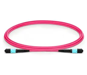 Xtendlan FO Patchkabel MPO(f)-MPO(f) 2 m / Optisches Patchkabel / OM4 / 12/12 Fasern / gekreuzt Typ B / 3 mm