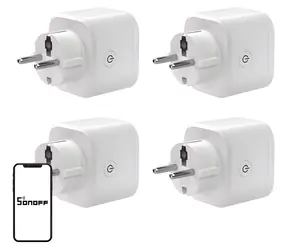Sonoff S61S / Intelligente Außensteckdose / WLAN / Matter / 4 Stück