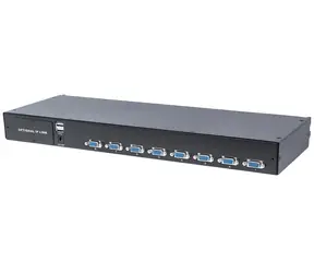 Intellinet KVM-Switch, modular, 8- Port , VGA / KVM-Switch / 8 Ports / VGA / USB-A