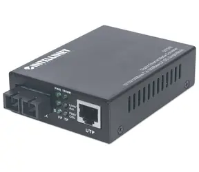 Intellinet Medienkonverter Gigabit Singlemode 20 km 1310 nm / Medienkonverter / RJ-45 - SC / 1000 Mbit/s