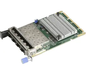 SuperMicro AOC-ATG-I4SM / Netzwerkkarte / 4X 10GbE SFP+ / OCP3 / AIOM 0.5U / Intel X710-BM2 (Fortville)