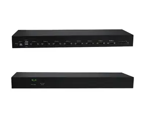 RealPower RPS19-RS422/485 / Serieller Adapter / USB 2.0 - RS-422/485 / 8 Ports / 19" 1U / FTDI-Chipsatz