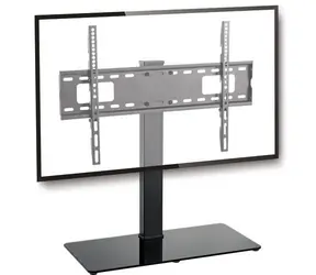 Schwaiger TV-Tischständer, schwarz / TV-Ständer / 37" - 70" / VESA 200x200-600x400 / max. 40 kg / drehbar