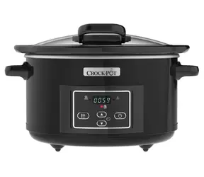CrockPot CSC052X / Schongarer / 4,7 l / Digitaltimer / Keramiktopf