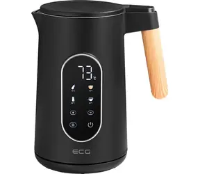 ECG RK 1799 SMART schwarz / Wasserkocher / 1,7 l / 12 Temperaturstufen / LED-Anzeige / 1800-2200 W