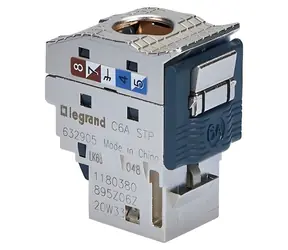 Legrand LINKEO-C Silber / Keystone-Modul / Cat5e / geschirmt (STP) / selbstschneidend / 24 Stück