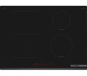 BOSCH Serie 6 PVS731HB1E schwarz / Induktionskochfeld / 70 cm / 4 Kochzonen / Home Connect / Touch-Bedienung