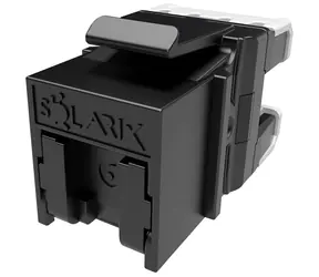 Solarix SXKJ-6-UTP-BK-NA schwarz / Keystone / CAT6 UTP / Schnellschneidkabel / 24er-Packung