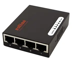 Roline Mini-Switch mit 4 Ports, 10/100/1000 Mbit/s