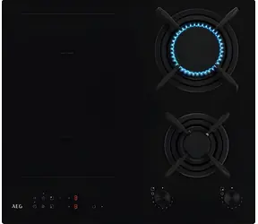 AEG HDB64623NB schwarz / Kochfeld / Induktion / Drehregler / Display / 59 cm