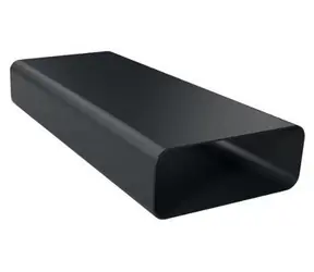 BOSCH HEZ9VDSM2 schwarz / Flachrohr / 100 cm / Außengewinde / für Dunstabzugshaube / Kunststoff