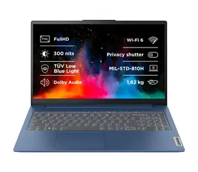 Lenovo IdeaPad Slim 3 15ABR8 blau / 15,6" FHD / AMD RYZEN 5 5625U 2,3 GHz / 8 GB / 512 GB SSD / AMD Radeon / W11H