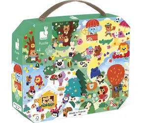 JANOD Puzzle im Koffer Vier Jahreszeiten / 36 Teile / 50 x 40 cm