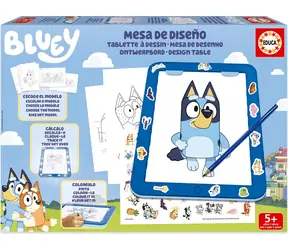 Educa Kreativset mit Bluey Leuchtpad / Nachzeichnen und Ausmalen / mit Aufklebern