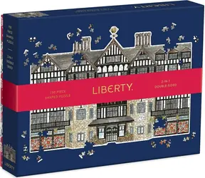 Galison Doppelseitiges Puzzle 2in1 Liberty London Tudor Building / 750 Teile