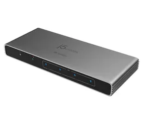 J5Create JDSH814 grau / HDMI-Splitter / 1 Eingang - 4 Ausgänge / 8K / 240 Hz / HDR10+