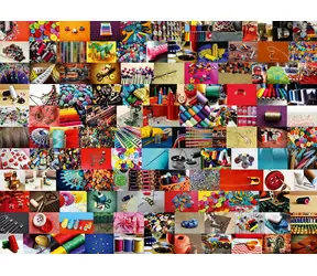 GRAPHICS Puzzle Collage: Nähen / 3000 Teile / 116 x 85 cm