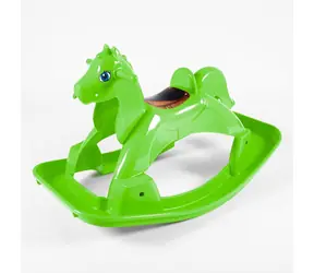 DOLONI Schaukelpferd grün / bis 30 kg / 90 x 54 x 45 cm