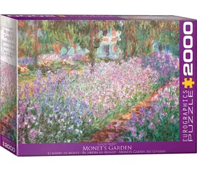 EUROGRAPHICS Puzzle Monets Garten / 2000 Teile / 99,7 x 67,6 cm