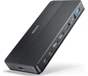 Unitek KVM-Switch mit 2 Port für Dual-Display 4K / KVM-Switch / 2 Computer / 2 Monitore / USB-Hub